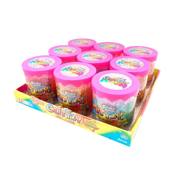 Лизун Slimy Joker - Glitzy Trio, 500 g (г), 4 в ас-те 34026
