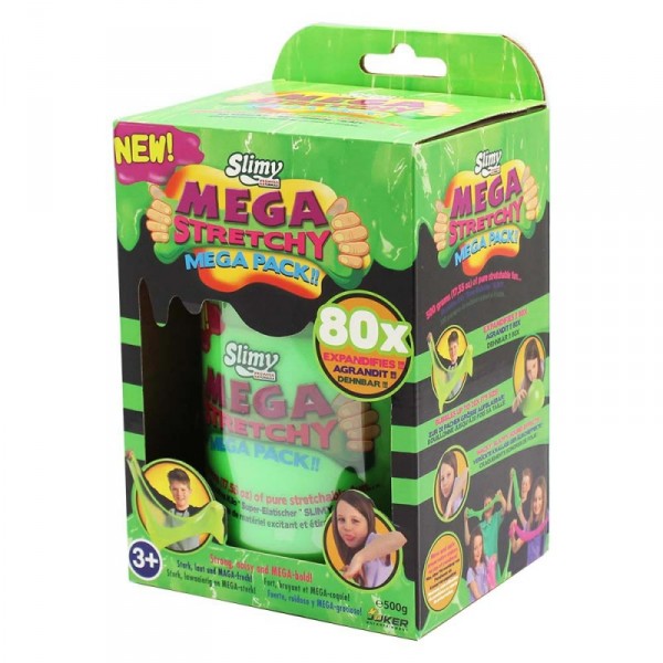 Лизун Slimy Joker Мега-Эластичный, 500 g (г), 6 в ас-те 33901
