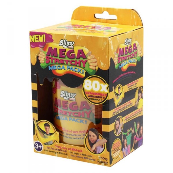 Лизун Slimy Joker Мега-Эластичный, 500 g (г), 6 в ас-те 33901