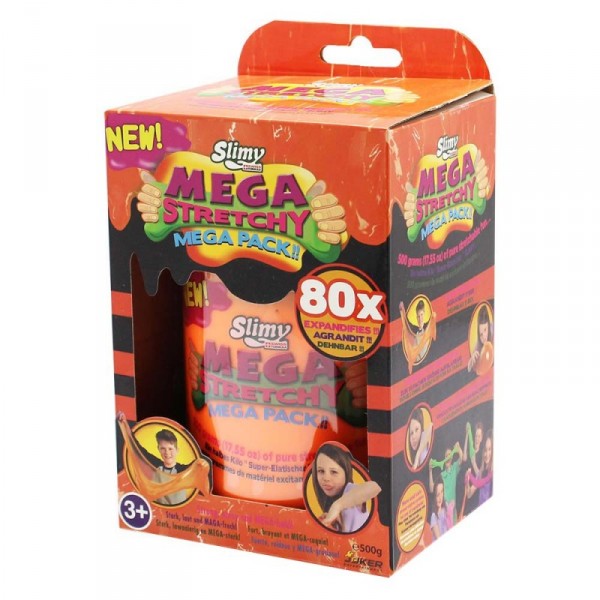 Лизун Slimy Joker Мега-Эластичный, 500 g (г), 6 в ас-те 33901