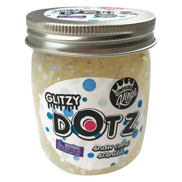 Лизун Compound Kings Slime Glitzy Dotz, аромат "Зимний", 210 г 300146-6