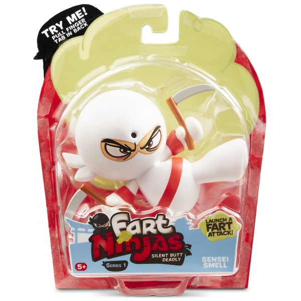 Интерактивная фигурка Funrise Ниндзя Sensei Smell Белое кимоно, красный пояс 70511