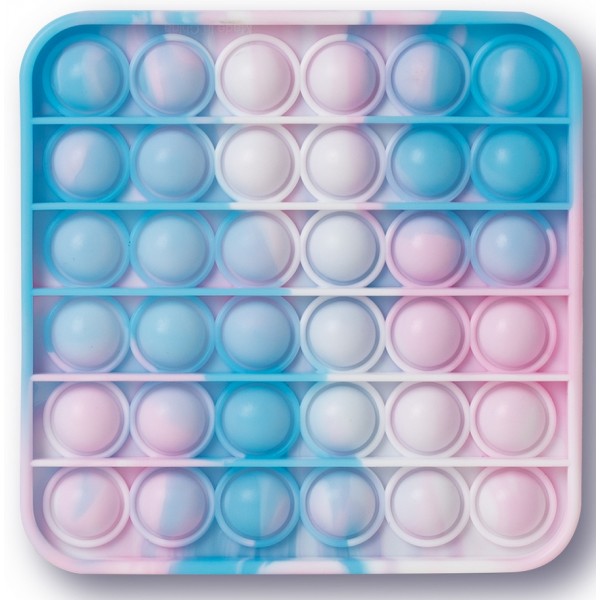 Игрушка-антистресс HGL Push Poppers Tie-Dye, квадратный розово-голубой SV21011/4