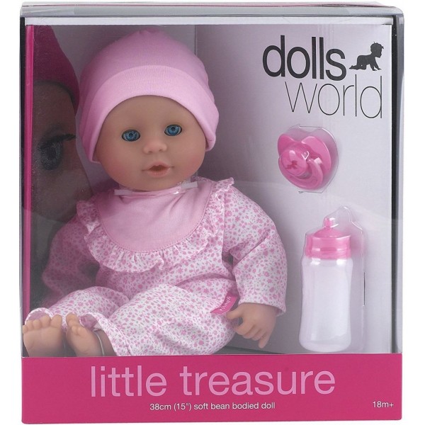 Кукла Dolls World Моя жемчужина в розовом 38 см 8102