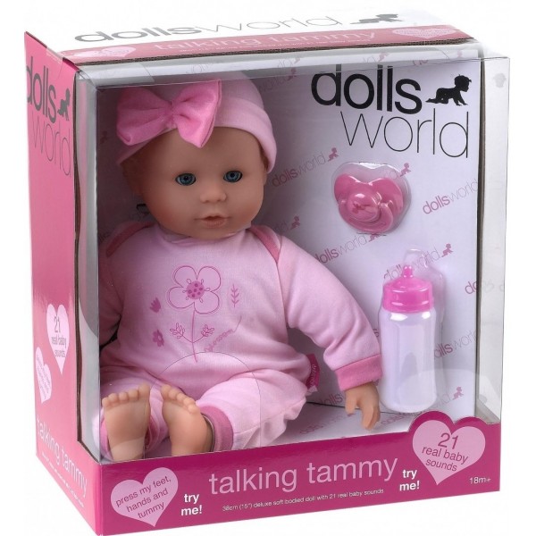 Кукла Dolls World Разговорчивый животик 38 см 8105