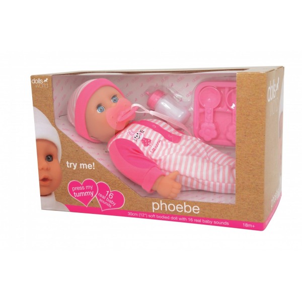 Кукла Dolls World Феба со звуками 30 см 8726