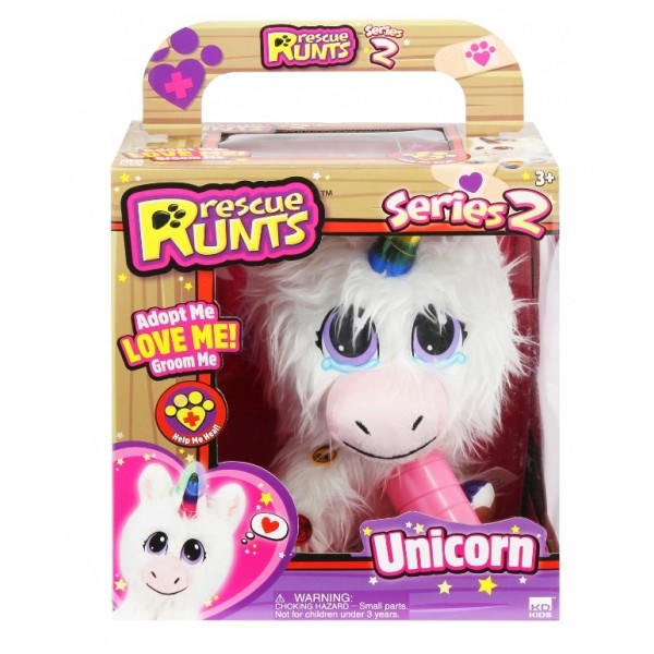 Игрушечный набор Rescue Runts "Спаси друга" Единорог KidzDeligh S19016