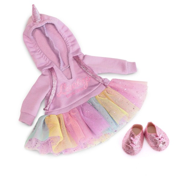 Набор одежды Lucky Kiki look: Радужный единорог L063