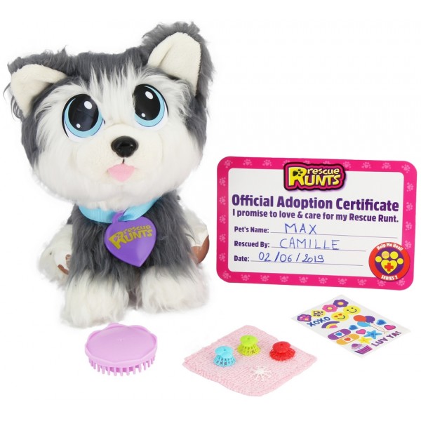 Игрушечный набор Rescue Runts "Спаси друга" Хаски KidzDeligh S19010