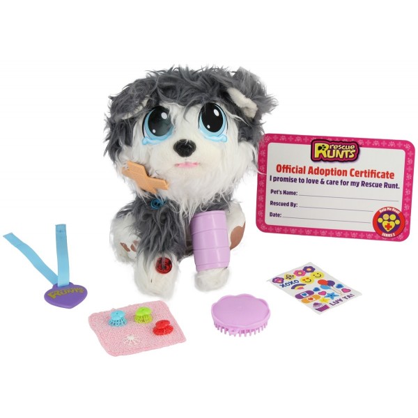 Игрушечный набор Rescue Runts "Спаси друга" Хаски KidzDeligh S19010