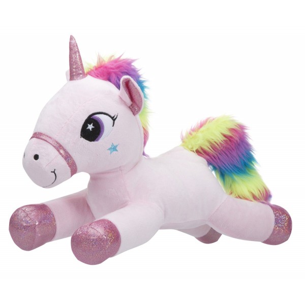 Единорог Розовый с радужной гривой, 40 см Toyworld 5235