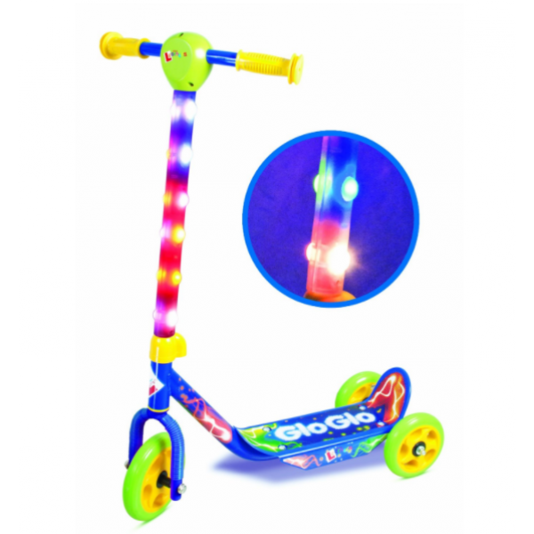 Скутер-самокат Glo-Glo cо светом, синий 92288