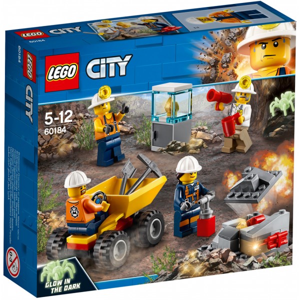 LEGO City Конструктор Команда горняков 60184