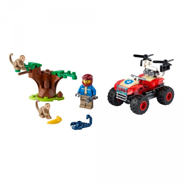 LEGO City Конструктор Спасательный вездеход для зверей 60300