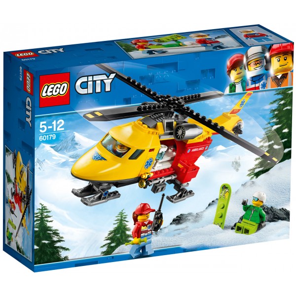 LEGO City Конструктор Вертолет скорой помощи 60179