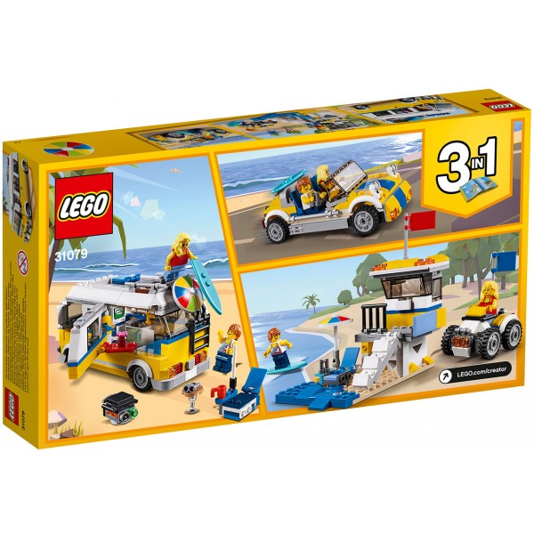 LEGO Creator Конструктор Солнечный фургон серфингиста 31079