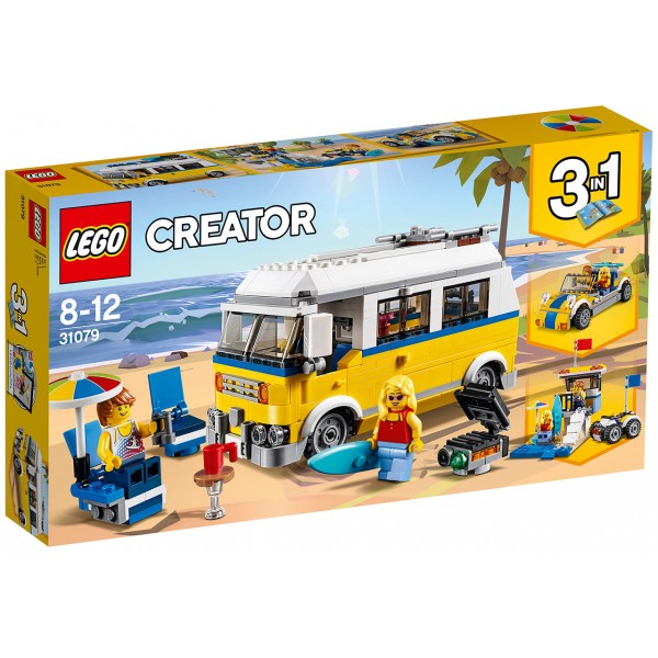 LEGO Creator Конструктор Солнечный фургон серфингиста 31079