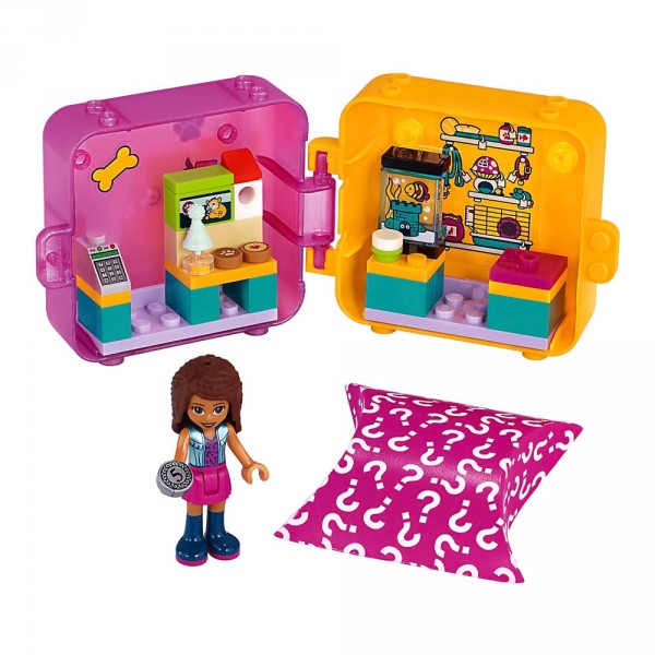 LEGO Friends Конструктор Игровой куб Андреа на шопинге 41405