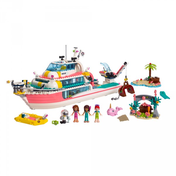 LEGO Friends Конструктор Катер для спасательных операций 41381
