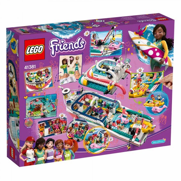 LEGO Friends Конструктор Катер для спасательных операций 41381