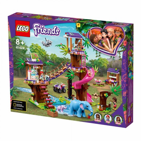 LEGO Friends Конструктор Спасательная база в джунглях 41424