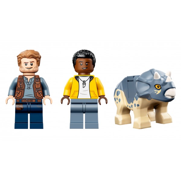 LEGO Jurassic World Конструктор Скелет тираннозавра на выставке 76940