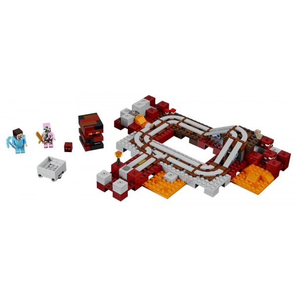 LEGO Майнкрафт (Minecraft) Пекельна залізниця 21130