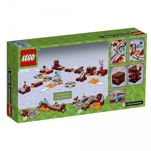 LEGO Майнкрафт (Minecraft) Пекельна залізниця 21130