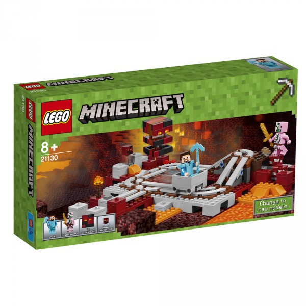 LEGO Майнкрафт (Minecraft) Пекельна залізниця 21130