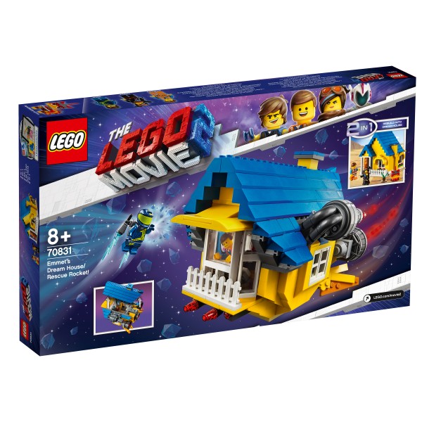 LEGO Movie 2 Конструктор Дом мечты / Спасательная ракета Эммета! 70831