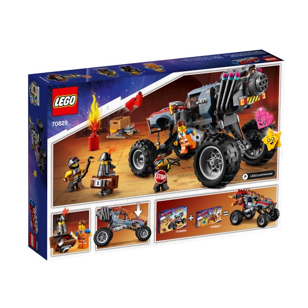 LEGO Movie 2 Конструктор Побег Эммета и Дикарки на багги 70829
