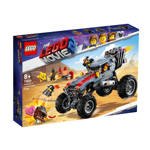 LEGO Movie 2 Конструктор Побег Эммета и Дикарки на багги 70829