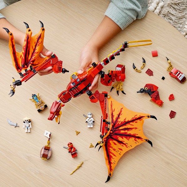 LEGO Ниндзяго (NinjaGo) Конструктор Атака огненного дракона 71753