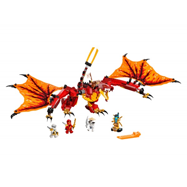 LEGO Ниндзяго (NinjaGo) Конструктор Атака огненного дракона 71753
