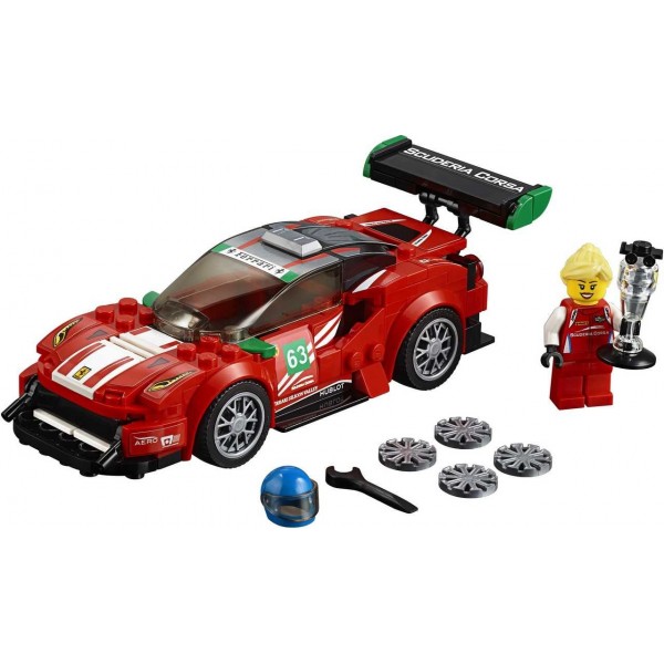 LEGO Speed Champions Конструктор Автомобиль Ferrari 488 GT3 “Scuderia C 75886