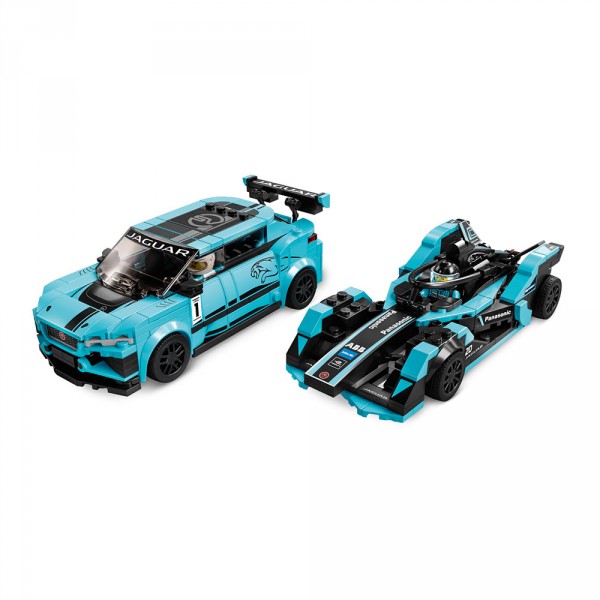 LEGO Speed Champions Конструктор Formula E Panasonic Jaguar Racing GEN2 car & Jaguar I-PACE eTROPHY 76898
