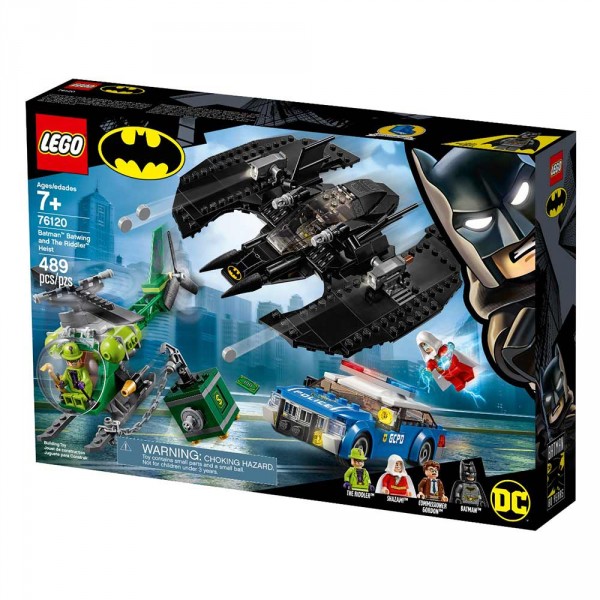 LEGO Super Heroes Конструктор Бэткрыло Бэтмена и ограбление Загадочника 76120