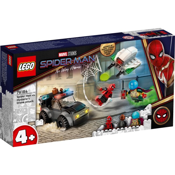 LEGO Super Heroes Конструктор Человек-паук против атаки дронов Мистерио 76184