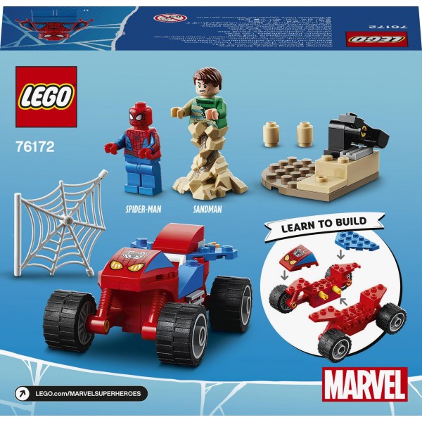 LEGO Super Heroes Конструктор Marvel Схватка Человека-паука и Песчаного Человека 76172