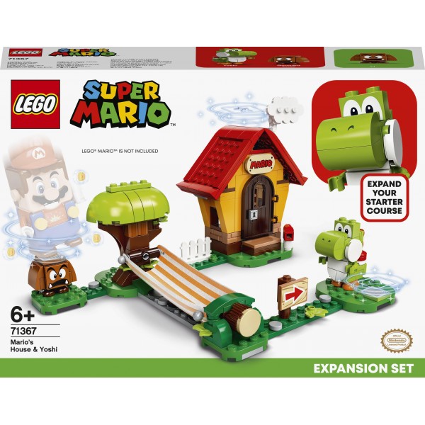 LEGO Super Mario Конструктор Дом Марио и Йоши Дополнительный уровень 71367