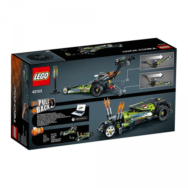 LEGO Technic Конструктор Драгстер 2 в 1 42103