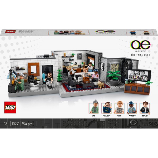 LEGO Creator Конструктор Queer Eye – The Fab 5 Loft 10291