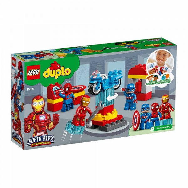 LEGO DUPLO Конструктор Лаборатория супергероев 10921