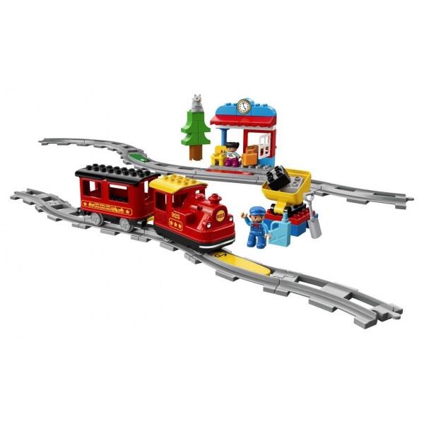 LEGO DUPLO Конструктор Лего Поезд на паровой тяге 10874