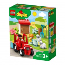 LEGO DUPLO Конструктор Сельскохозяйственный трактор и уход