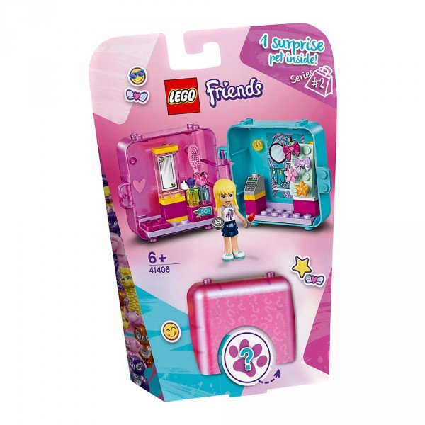 LEGO Friends Конструктор Игровой куб Стефани на шопинге 41406