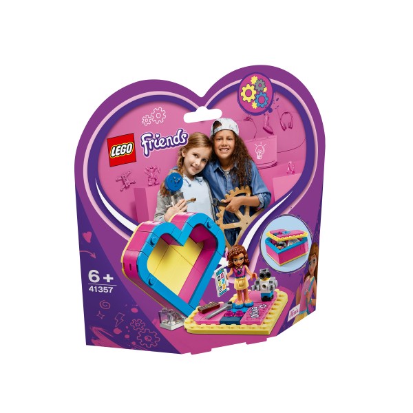 LEGO Friends Конструктор Шкатулка-сердечко Оливия 41357