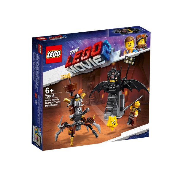 LEGO Movie 2 Конструктор Боевой Бэтмен и Железная борода 70836
