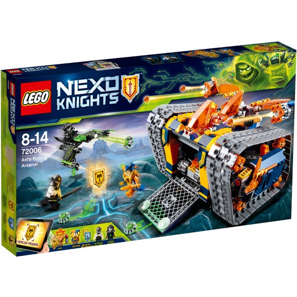 LEGO Nexo Knights Конструктор Передвижной арсенал Акселя 72006