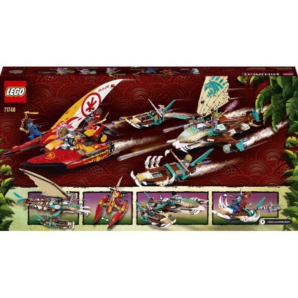 LEGO Ниндзяго (NinjaGo) Конструктор Морской бой на катамаранах 71748